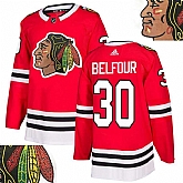 Blackhawks #30 Belfour Red With Special Glittery Logo Adidas Jersey,baseball caps,new era cap wholesale,wholesale hats